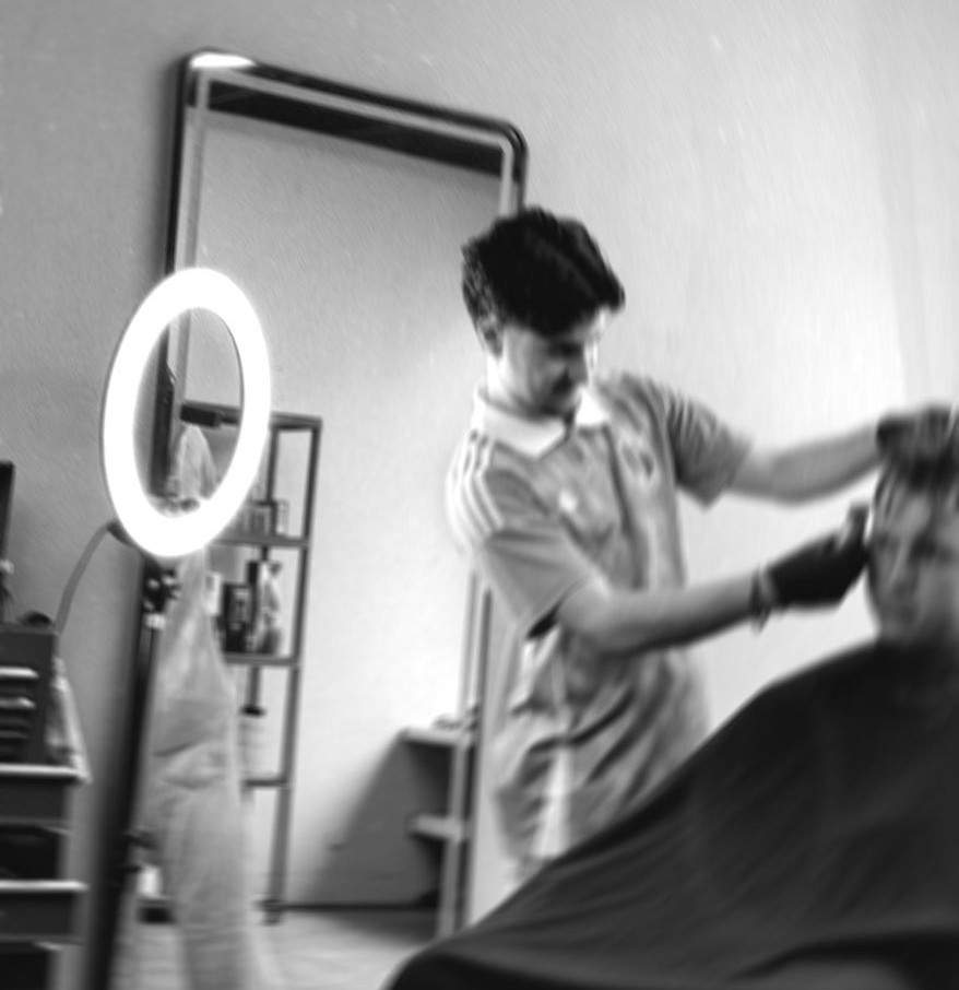 Premium barbershop grooming experience